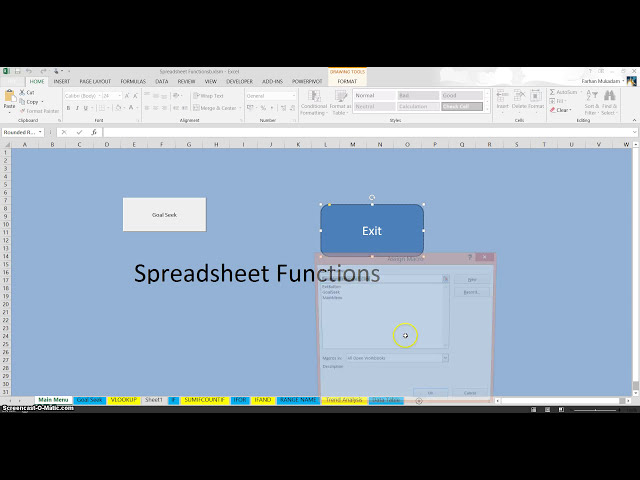 فیلم آموزشی: نحوه ایجاد Exit Macro در MS Excel با زیرنویس فارسی