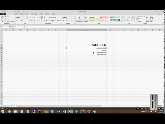 فیلم آموزشی: نحوه استفاده از اعشار خودکار در Microsoft Excel 2013 با زیرنویس فارسی