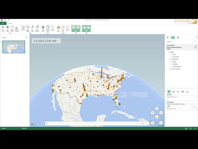 فیلم آموزشی: نقشه قدرت برای MS Excel با زیرنویس فارسی