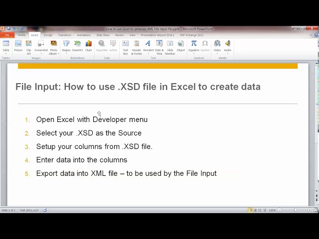 فیلم آموزشی: نحوه استفاده از فایل XSD در اکسل برای ایجاد فایل های XML داده برای ورودی فایل در SAP Cloud Apps با زیرنویس فارسی