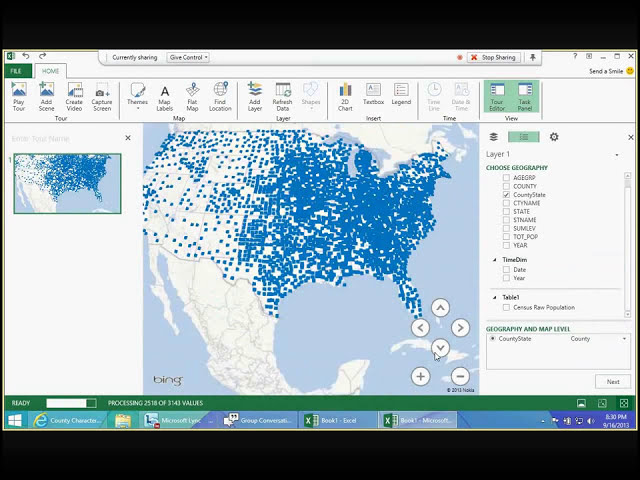 فیلم آموزشی: Power Map برای Excel / Office 365 / Power BI با زیرنویس فارسی