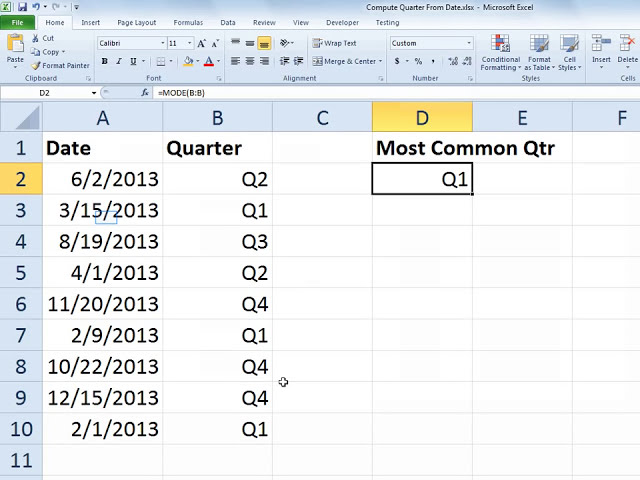 فیلم آموزشی: Excel Compute Quarter From A Date با زیرنویس فارسی