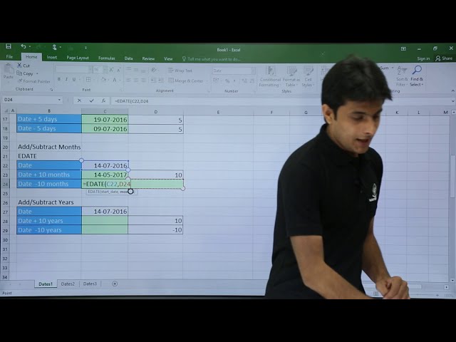 فیلم آموزشی: MS Excel - توابع تاریخ قسمت 1