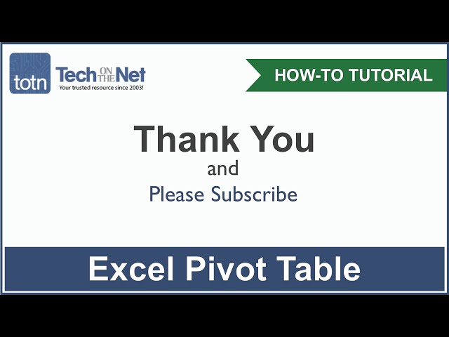 فیلم آموزشی: نحوه ایجاد Pivot Table در اکسل با زیرنویس فارسی