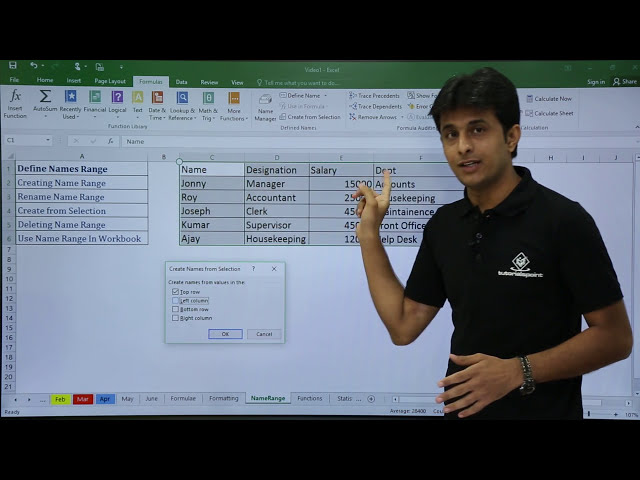 فیلم آموزشی: MS Excel - محدوده نام با زیرنویس فارسی