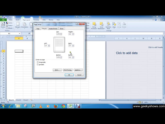 فیلم آموزشی: Microsoft Office Excel 2010 جهت صفحه، اندازه کاغذ و تنظیم حاشیه صفحه را تغییر دهید