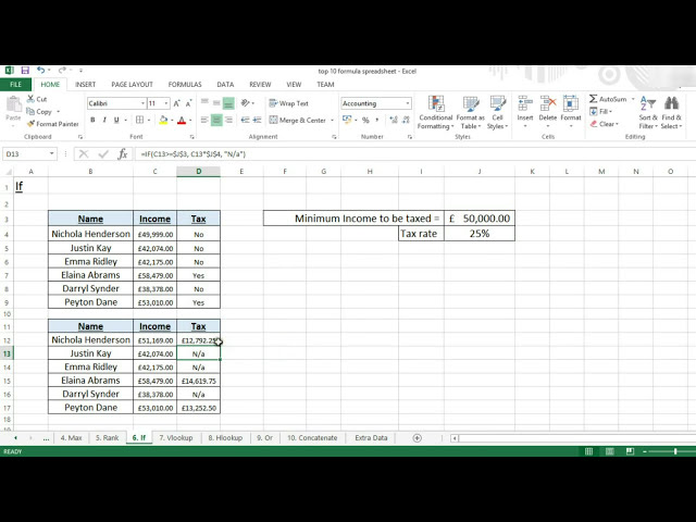 فیلم آموزشی: Excel 2013 - آموزش تابع If با زیرنویس فارسی
