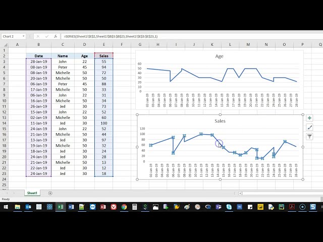 فیلم آموزشی: MS Excel - ترکیب دو نمودار در یک! ترفند جالب! با زیرنویس فارسی