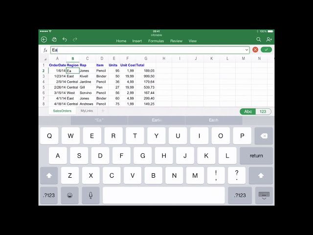 فیلم آموزشی: نحوه ویرایش یک سند موجود در اکسل برای iPad با زیرنویس فارسی