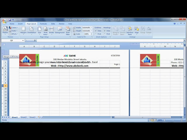 فیلم آموزشی: آموزش اکسل مایکروسافت | نحوه طراحی سریع سربرگ خود (هدر اکسل) در MS Excel