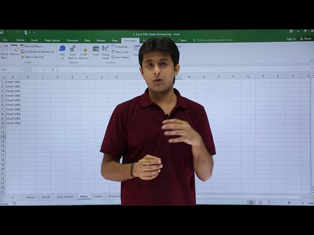 فیلم آموزشی: Excel VBA - Move Sheets