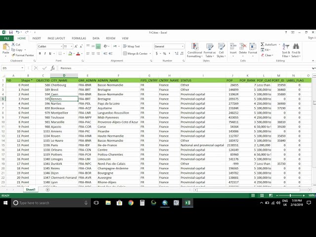 فیلم آموزشی: نحوه کپی کردن داده های جدول Attribute از ArcGIS در Ms Excel