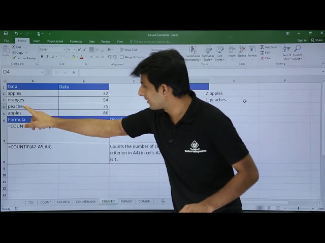 فیلم آموزشی: MS Excel - تعداد توابع