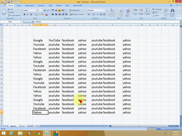 فیلم آموزشی: کلید میانبر برای انتخاب کل ستون و ردیف در MS Excel با زیرنویس فارسی