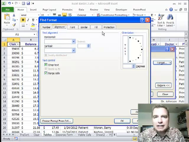 فیلم آموزشی: Excel Video 278 یافتن سلول های ادغام شده با زیرنویس فارسی