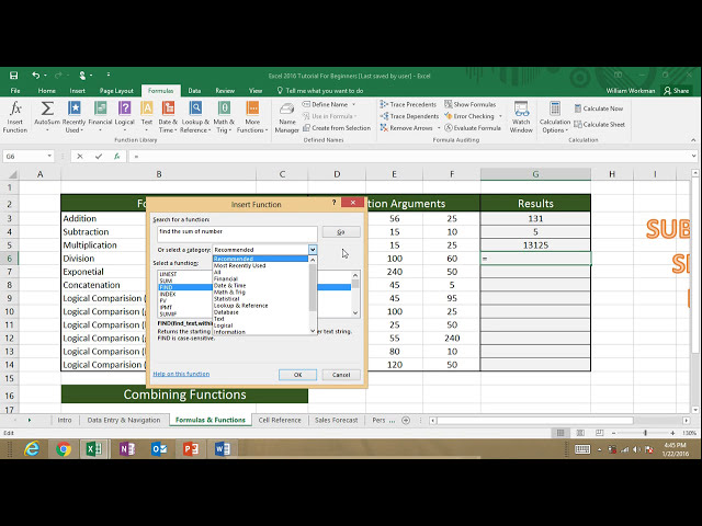 فیلم آموزشی: آموزش Microsoft Excel 2016 برای مبتدیان قسمت 1 مقدمه کامل آموزش استفاده از Excel 2016