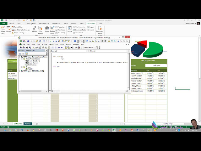 فیلم آموزشی: یک تصویر پیوندی را تغییر دهید - Excel VBA با زیرنویس فارسی