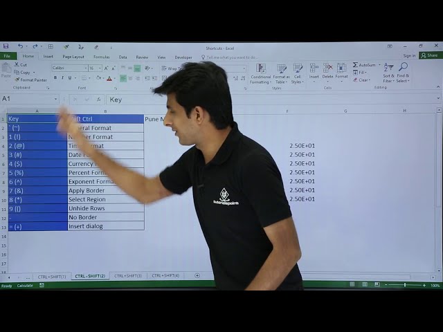 فیلم آموزشی: MS Excel - میانبرهای Ctrl + Shift + کاراکترهای خاص