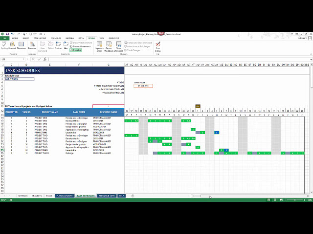 فیلم آموزشی: Project Planner (پیشرفته) - قالب اکسل - نسخه 2 - پیشرفت ها با زیرنویس فارسی