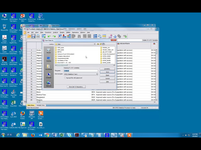 فیلم آموزشی: SPSS پاک کردن یک فایل اکسل قبل از انتقال SPSS با زیرنویس فارسی