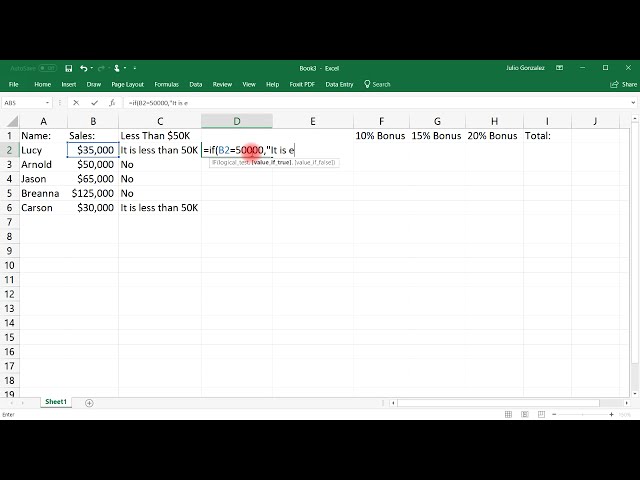 فیلم آموزشی: Excel If Formula - توابع اگر AND OR وجود دارد با زیرنویس فارسی