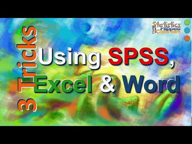 فیلم آموزشی: نکات قالب‌بندی برای جداول فرکانس با SPSS، Excel و Word - مهارت‌سازی برای آمار (3-6) با زیرنویس فارسی