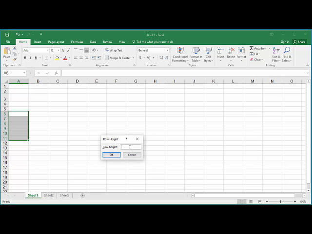 فیلم آموزشی: نحوه تغییر ارتفاع ردیف در اکسل 2016