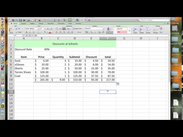 فیلم آموزشی: Excel - محاسبه تخفیف با زیرنویس فارسی
