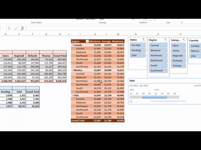 فیلم آموزشی: نحوه استفاده از اتصالات گزارش با PivotTables در اکسل