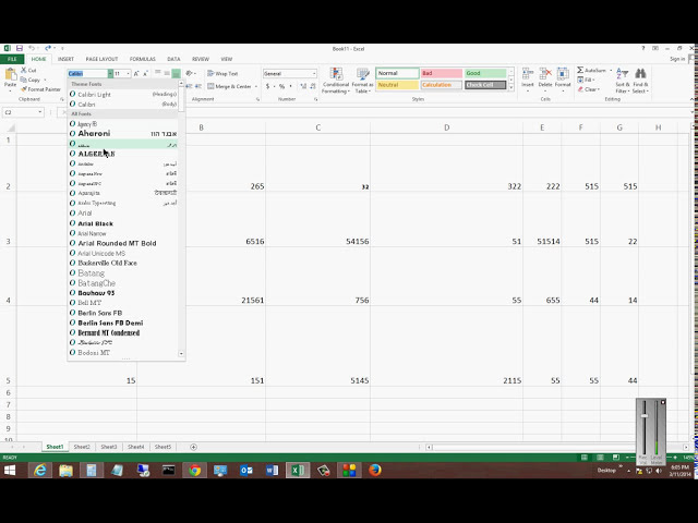 فیلم آموزشی: نحوه روشن یا خاموش کردن پیش نمایش زنده در Microsoft Excel 2013 با زیرنویس فارسی
