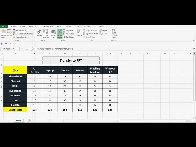 فیلم آموزشی: VBA برای انتقال داده ها از اکسل به پاورپوینت - آموزش VBA برای خودکارسازی پاورپوینت اکسل با زیرنویس فارسی