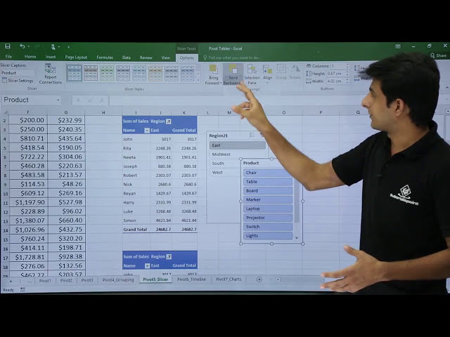 فیلم آموزشی: MS Excel - Pivot Table Slice