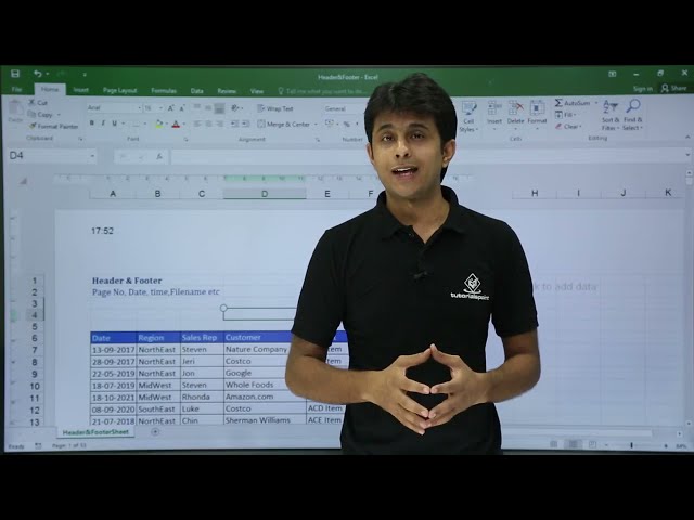 فیلم آموزشی: MS Excel - هدر و پاورقی با زیرنویس فارسی