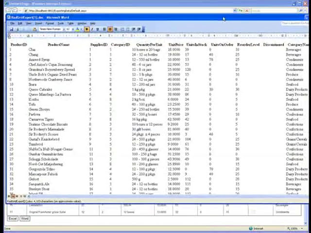 فیلم آموزشی: ASP.NET Grid صادرات داده به Word و Excel با زیرنویس فارسی