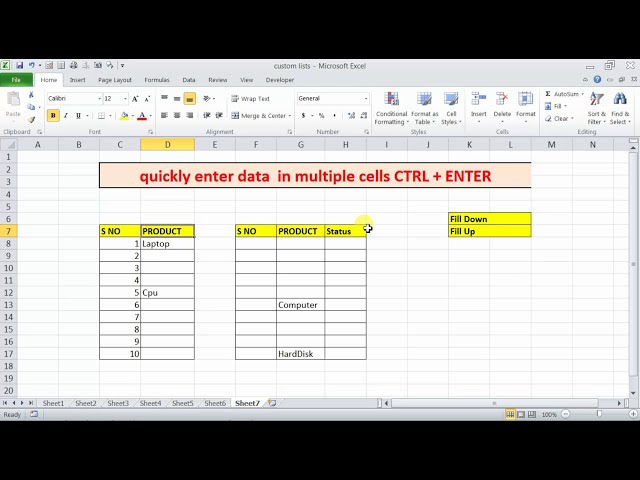 فیلم آموزشی: نکات اکسل برای ورود سریعتر داده ها | Excel Mai Fast Data Entry Kaise Kare | ورود اطلاعات در اکسل