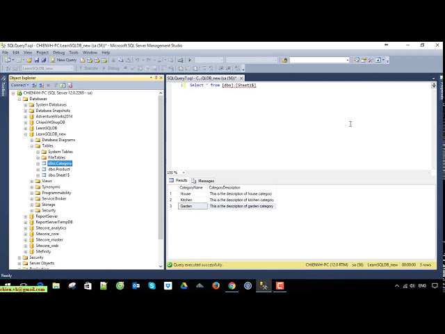 فیلم آموزشی: روز دوازدهم: وارد کردن داده ها از فایل اکسل به جداول موجود در SQL Server با زیرنویس فارسی