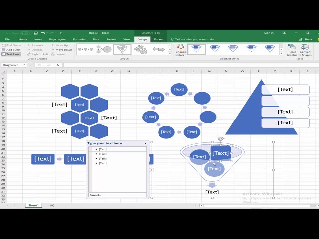 فیلم آموزشی: نحوه درج یا افزودن SmartArt در Microsoft Excel 2017 با زیرنویس فارسی