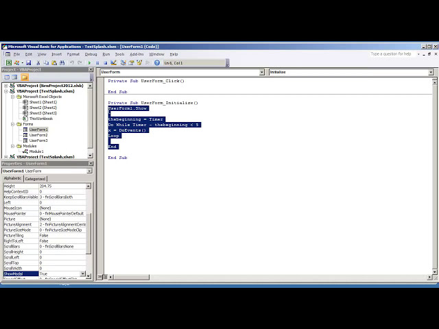 فیلم آموزشی: VBA Excel 2010 چگونه با استفاده از UserForm در VBA یک صفحه خوش‌آمدگویی ایجاد کنیم با زیرنویس فارسی