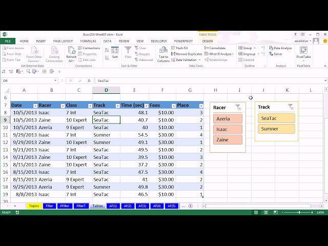 فیلم آموزشی: Highline Excel 2013 Class Video 36: فیلتر اکسل برای استخراج رکوردها با معیارهای AND یا OR با زیرنویس فارسی