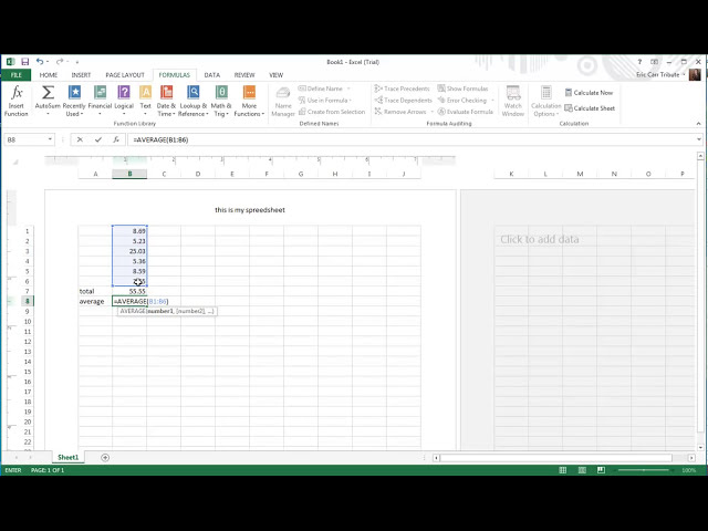فیلم آموزشی: Microsoft Excel - دریافت میانگین یک ستون - نکته سریع شماره 3 با زیرنویس فارسی