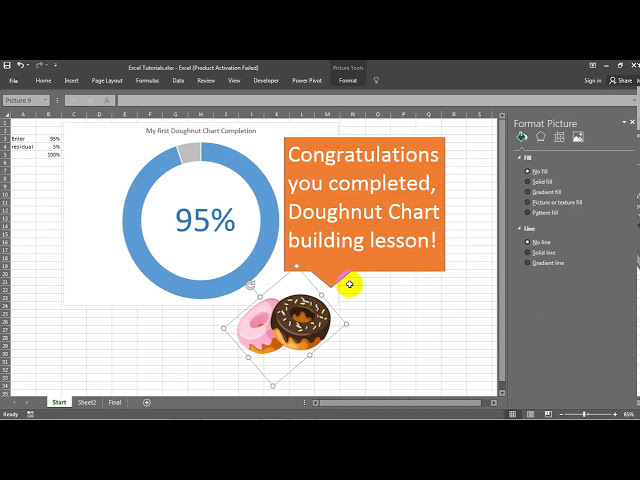 فیلم آموزشی: نمودار دونات اکسل در 3 دقیقه - تماشای ویدیوی رایگان اکسل (نمودار پای)