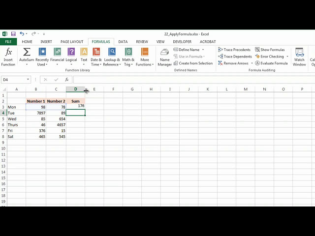 فیلم آموزشی: نحوه اعمال فرمول بر روی یک جدول کامل در اکسل: نکات MS Excel با زیرنویس فارسی