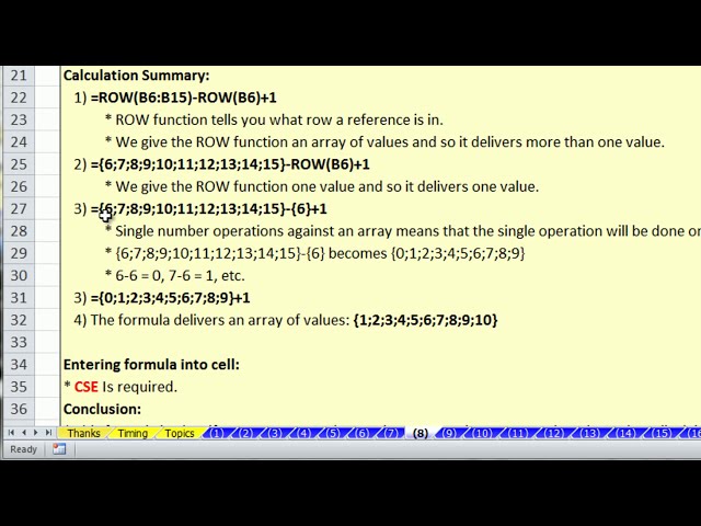 فیلم آموزشی: Ctrl + Shift + Enter: فرمول های آرایه اکسل 08: فرمول آرایه: مقادیر چندگانه به سلول های متعدد با زیرنویس فارسی