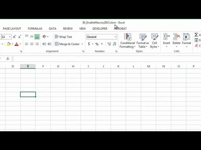 فیلم آموزشی: نحوه فعال کردن ماکروها در اکسل 2003: راهنمای Microsoft Excel با زیرنویس فارسی