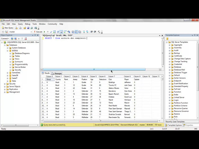 فیلم آموزشی: صادرات پایگاه داده به اکسل SQL Server با زیرنویس فارسی