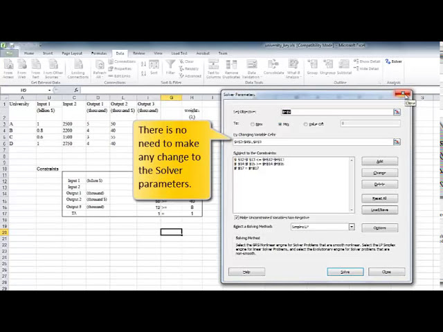 فیلم آموزشی: نمونه چهار دانشگاه DEA (Excel 2010-2013)