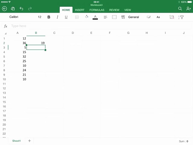 فیلم آموزشی: Excel برای iPad - میانگین با زیرنویس فارسی