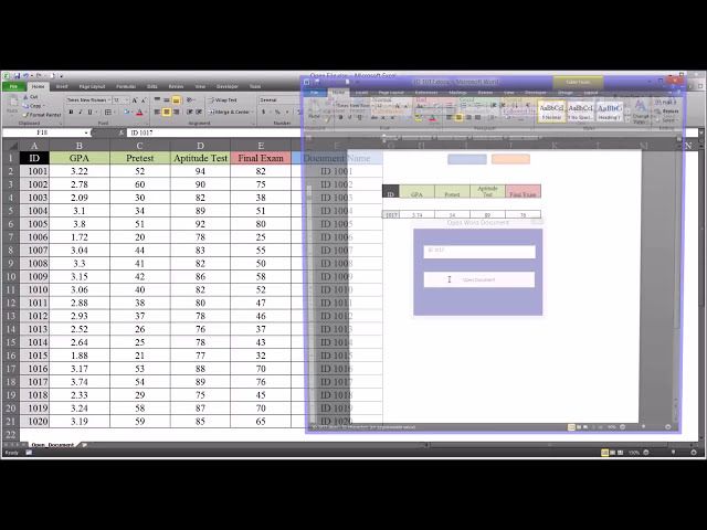 فیلم آموزشی: سند Word را از Excel VBA UserForm باز کنید با زیرنویس فارسی