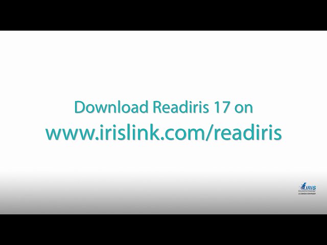 فیلم آموزشی: Readiris 17 Windows: چگونه به اکسل تبدیل کنیم؟