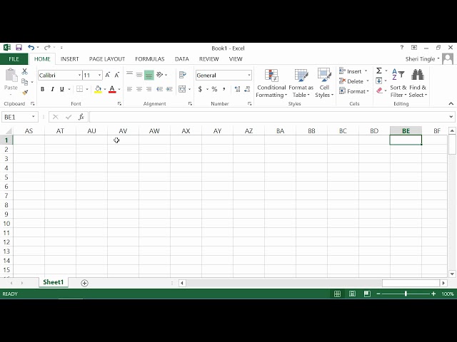 فیلم آموزشی: آموزش Microsoft Office Excel 2013: Moving Around the Worksheet | اتحاد K با زیرنویس فارسی